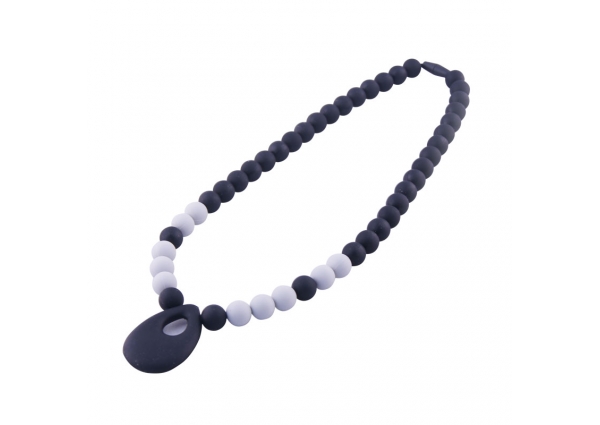 Koo-di Pendant Teether Necklace - Black 